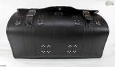 K160 motorcycle roll bag with lock and drink holders