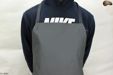 Leather protective apron F1 GREY/butcher/welding/chef/barbecue/locksmith
