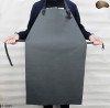 Leather protective apron F2 GREY/butcher/welding/chef/barbecue/locksmith