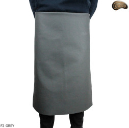 Leather protective apron F2 GREY/butcher/welding/chef/barbecue/locksmith