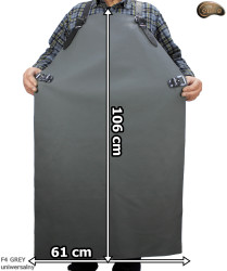 Leather protective apron F4 GREY/butcher/welding/chef/barbecue/locksmith