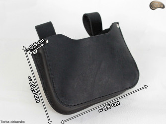 Tool belt pouch for attaching to trouser belt