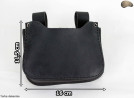 Tool belt pouch for attaching to trouser belt