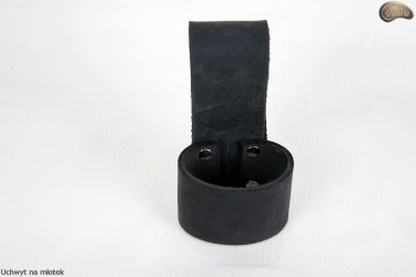 Hammer holder for tool belt/mechanic's belt