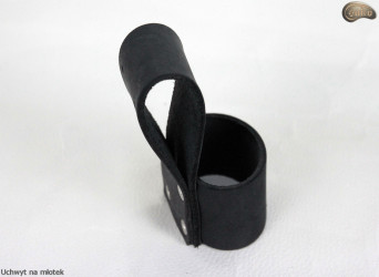 Hammer holder for tool belt/mechanic's belt