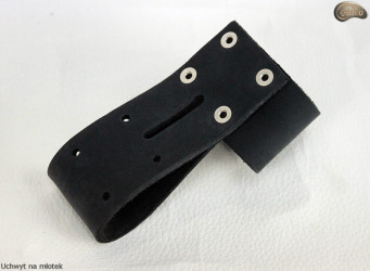 Hammer holder for tool belt/mechanic's belt