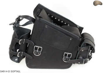 LEATHER SADDLEBAG S49 H-D SOFTAIL
