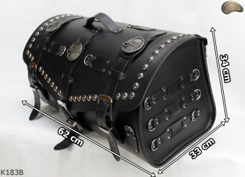 Coffre moto K183 avec serrure et porte-boissons+Nakładki6