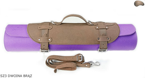 Šle SZ3 hnědá /pás na deku, karimatku, spací pytel, bundu, na kolo/motocykl