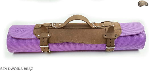 Šle SZ4 hnědá /pás na deku, karimatku, spací pytel, bundu, na kolo/motocykl