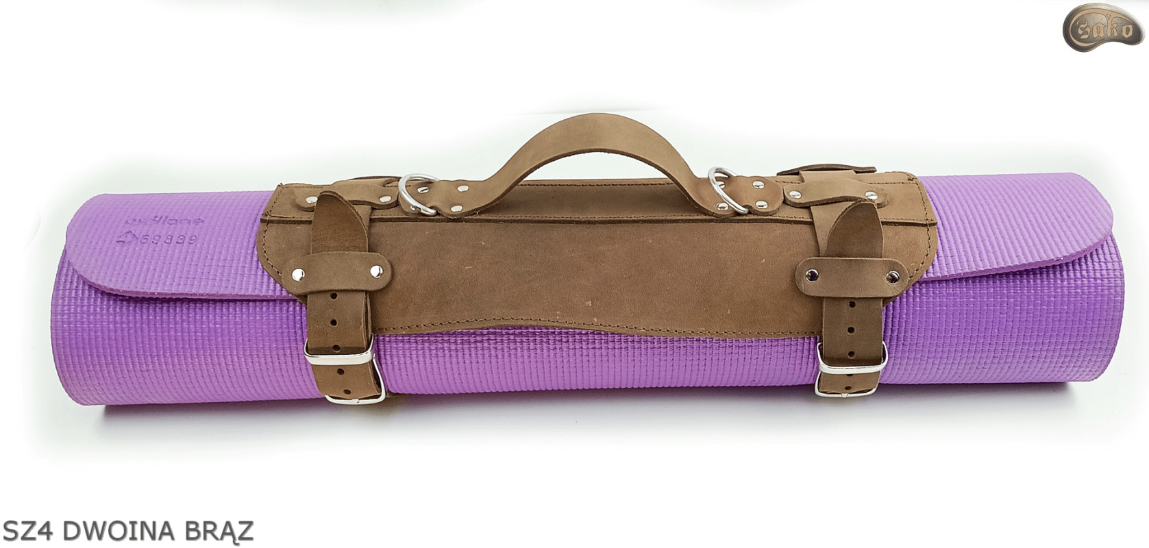 Šle SZ4 hnědá /pás na deku, karimatku, spací pytel, bundu, na kolo/motocykl