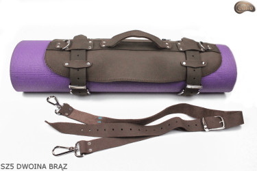 Šle SZ5 hnědá /pás na deku, karimatku, spací pytel, bundu, na kolo/motocykl