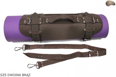 Šle SZ5 hnědá /pás na deku, karimatku, spací pytel, bundu, na kolo/motocykl