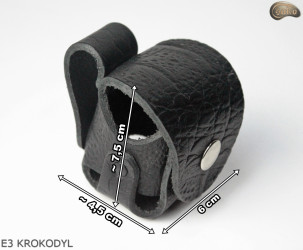 E3 KROKODYL obal pouzdra na buben revolveru Remington ráže 44 COLT1860