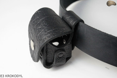 E3 KROKODYL obal pouzdra na buben revolveru Remington ráže 44 COLT1860