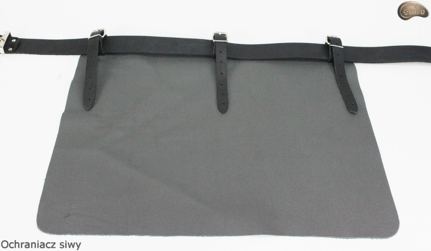 Protège-cuisses en cuir pour ceinture de pantalon GREY