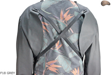copy of Leather apron F18 GREY protective front with sleeves / butcher / welding / cook / barbecue / locksmith