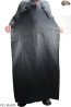 Kožená ochranná zástěra F21 BLACK/řezník/svářeč/kuchař/grilovač/zámečník