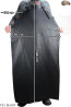 Kožená ochranná zástěra F21 BLACK/řezník/svářeč/kuchař/grilovač/zámečník