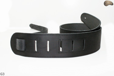 G3 kytarový popruh, oboustranný kožený popruh pro elektrickou baskytaru