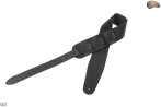 Sangle pour guitare G3 en cuir, sangle double face pour guitare basse électrique