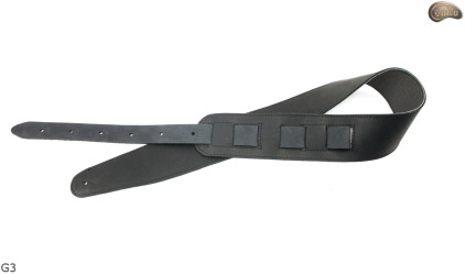 G3 kytarový popruh, oboustranný kožený popruh pro elektrickou baskytaru