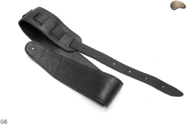 G6 kytarový popruh, oboustranný kožený popruh pro elektrickou baskytaru