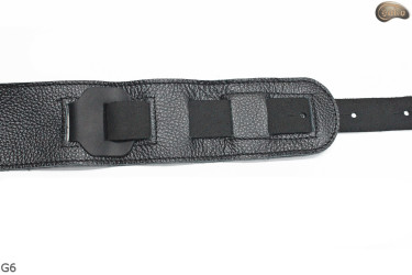 G6 kytarový popruh, oboustranný kožený popruh pro elektrickou baskytaru