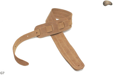 G7 elektromos/basszusgitár heveder, valódi bőr