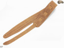 Sangle pour guitare électrique/basse G7 en cuir naturel