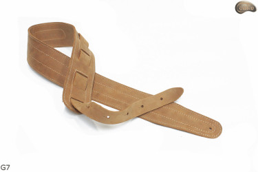 G electric/bass guitar strap, genuine leather