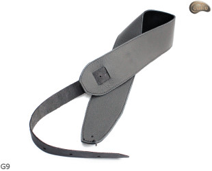 Nastavitelný řemen na elektrickou/basovou kytaru G9, přírodní kůže