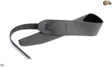 Nastavitelný řemen na elektrickou/basovou kytaru G9, přírodní kůže