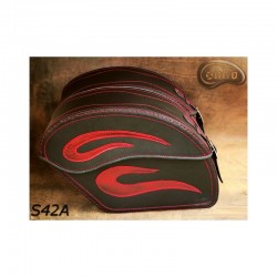 LEATHER SADDLEBAGS S42 *TO REQUEST*