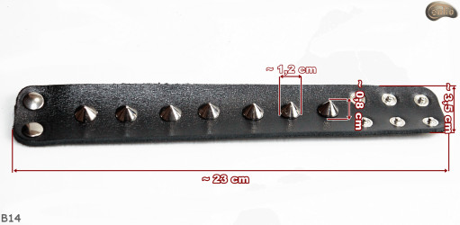 Bracelet B14 goth rock metal punk