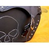 LEATHER SADDLEBAGS S51 Skull