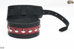 G10 electric/bass guitar strap, genuine leather, reversible