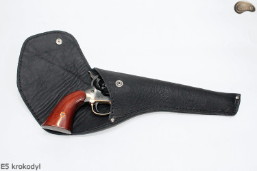 Pouzdro na revolver COLT Cattleman 7,5„ Remington 8“ E5 KROKODYL