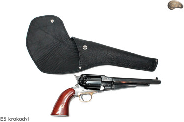 Pouzdro na revolver COLT Cattleman 7,5„ Remington 8“ E5 KROKODYL
