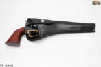 Holster case cover E6 BLACK GLOSSY revolver Remington Colt Cattleman 44