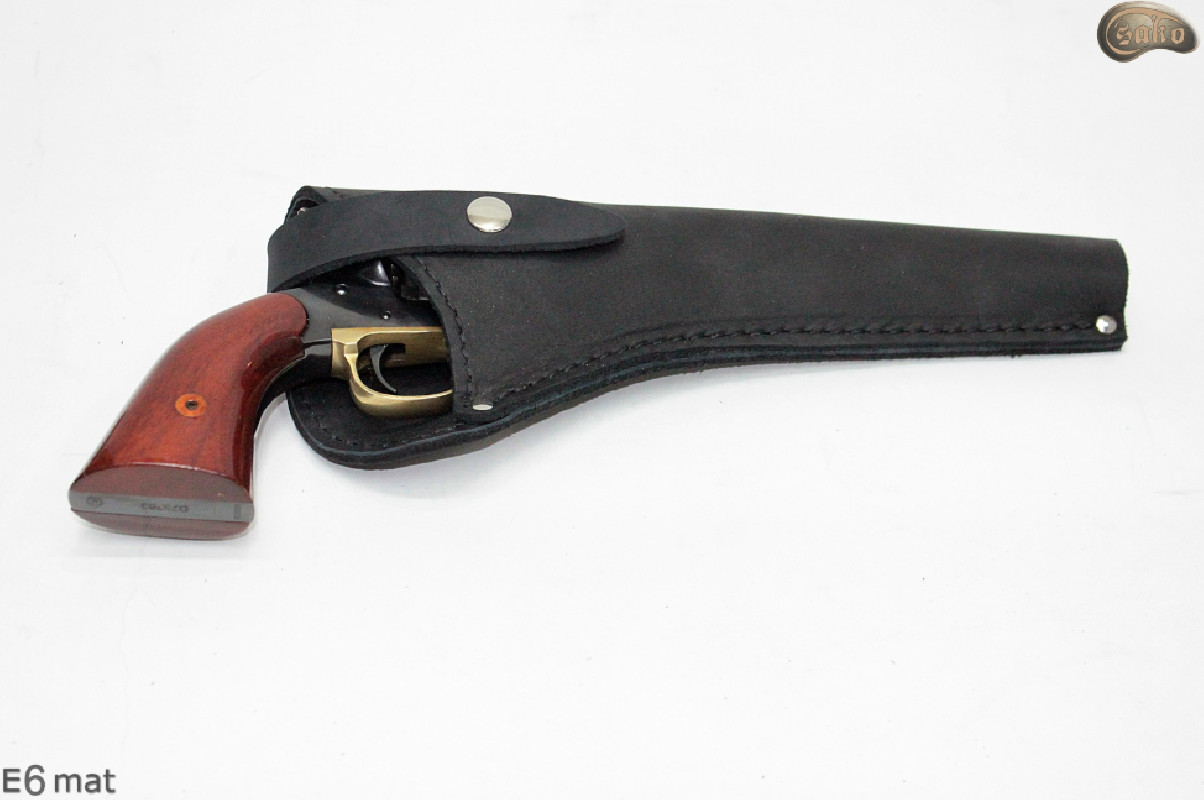 Étui holster E6 BLACK MAT pour revolver Remington Colt Cattleman 44