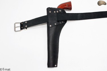 Holster case cover E6 BLACK MAT revolver Remington Colt Cattleman 44