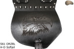 LEATHER SADDLEBAG S61 EAGLE H-D SOFTAIL
