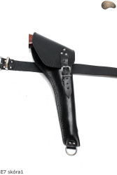 Pouzdro E7 BLACK GLOSSY Revolver COLT Cattleman 7,5„ Remington 8“