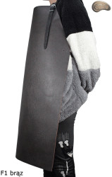 Leather protective apron F1 BROWN/butcher/welding/chef/barbecue/locksmith