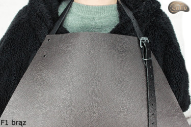 Kožená ochranná zástěra F1 BROWN/řezník/svářeč/kuchař/grilovač/zámečník