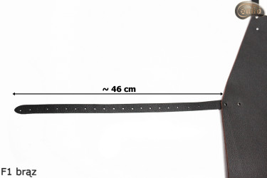 Kožená ochranná zástěra F1 BROWN/řezník/svářeč/kuchař/grilovač/zámečník