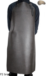 Kožená ochranná zástěra F2 BROWN /řezník/svářeč/kuchař/grilovač/zámečník