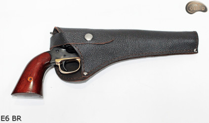 Pouzdro na revolver Remington Colt Cattleman 44, dvojité brown, E6