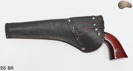 Pouzdro na revolver Remington Colt Cattleman 44, dvojité brown, E6